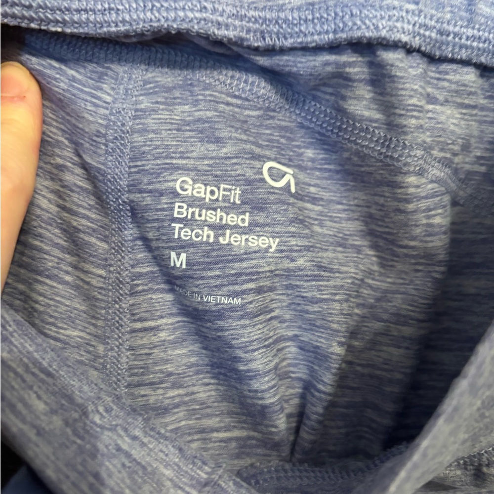 GAP Purple Spacedye Brushed Tech Jersey Jogger. Sz Medium - Picture 4 of 5